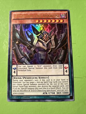 Yu-Gi-Oh! TCG D/D/D Chaos King Apocalypse Pendulum Domination Structure Deck...-image