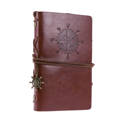 Travel Vintage Notebooks Writing Leather Bound Journals Men-image