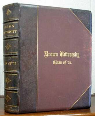 Class Photograph Album / BROWN UNIVERSITY Class of '75 Cover title 1st ed 1875-image
