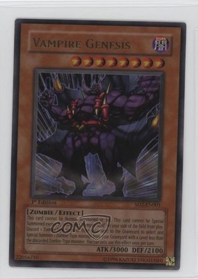 Vampire Genesis 1st Ed. YuGiOh Zombie Madness Structure Deck #SD2-EN001 2005 6n8-image