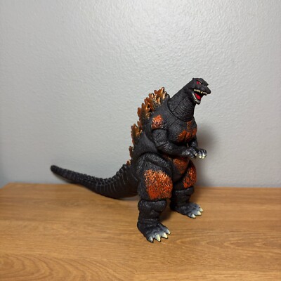 Burning Godzilla Movie Monster Series Action Figure Toy Bandai 2001 Vinyl TOHO-image