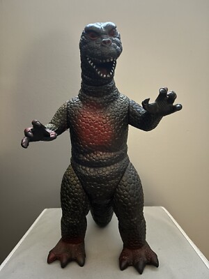RARE VINTAGE 1986 Dor Mei Hong Kong 15” GOJIRA (GODZILLA) Posable Action Figure!-image