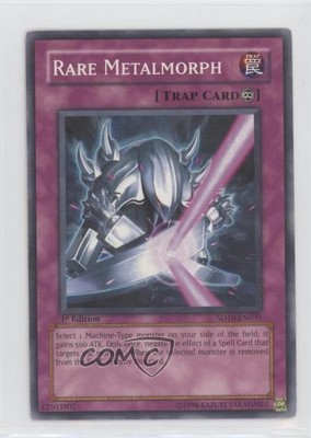 2007 Yu-Gi-Oh! Machine Re-Volt Structure Deck 1st Edition Rare Metalmorph 0y59-image