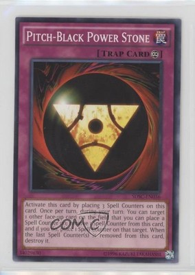 2009 Yu-Gi-Oh! Spellcasters' Command Structure Deck Pitch-Black Power Stone 0yj1-image