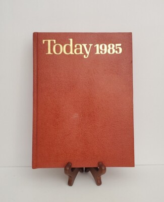 TODAY 1985 Personal Record and Reference Desk Diary World Book Encyclopedia-image