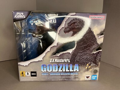 S.H. MonsterArts Godzilla 1991 Shinjuko Decisive Battle Figure OPENED-image