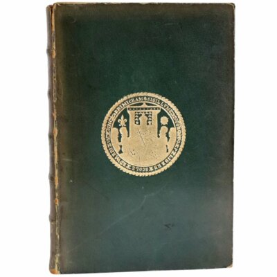 Antique Leather Book: Memoirs of John Evelyn His Diary by William Bray 19th cent-image