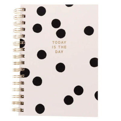 Graphique Polka Dot 6 x 8 Spiral Hard Cover Journal w-image