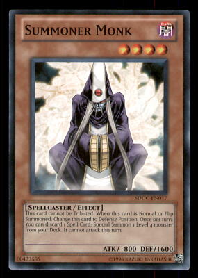 Yugioh Summoner Monk #SDDC-EN017 Structure Deck: Dragons Collide LP-image