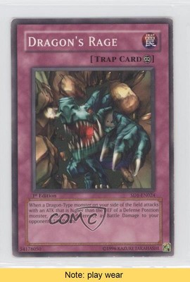 2005 Yu-Gi-Oh! Roar Structure Deck 1st Edition Dragon's Rage #SD1-EN024 READ 1e5-image