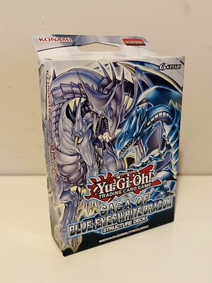 yu-gi-oh saga of blue-eyes white dragon structure deck trading card game sealed-image
