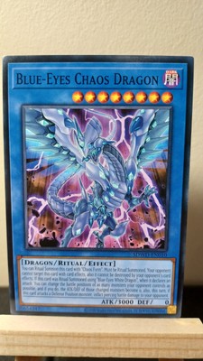 Blue-Eyes Chaos Dragon 1st Ed Misprint [NM] - Yu-Gi-Oh! SDWD [Common]-image
