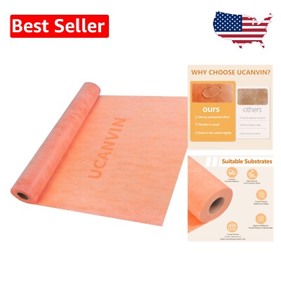 Durable 216 SQ FT Bath Waterproofing Membrane with Anti-Aging Properties-image