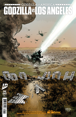 Godzilla Vs. America: Los Angeles #1, One-Shot, (W/A) Dave Baker, NM (2025) IDW-image