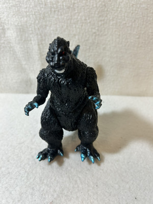 GODZILLA 1965 Movie Monster Vinyl Figure 2003 Bandai Toho Blue Scales Spikes-image