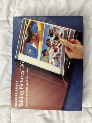 Sharper Image Talking Pictures 36, Album For 36 4X6 Pictures & Messages NEW -image