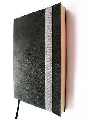 Leather Writing Journal Notebook Handmade Leather Cover Art Break Classic Bound -image
