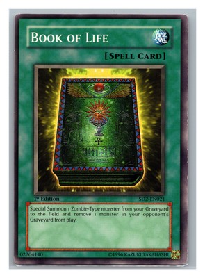 Structure Deck: Zombie Madness #SD2-EN021 Book of Life - 1st Ed.-image