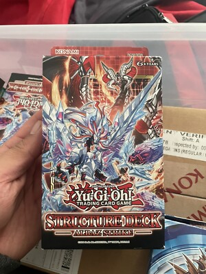 Konami Yu-Gi-Oh! TCG Structure Deck Albaz Strike Trading Card Game - 44 Cards-image