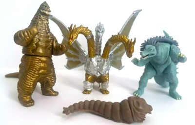 GODZILLA figure set MECHA KING GHIDORAH monsterverse monarch new empire Angilas-image