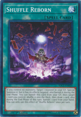 Shuffle Reborn - SDCL-EN025 - Common - 1st Edition NM YuGiOh!  Structure Deck: C-image