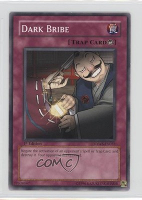 2009 Yu-Gi-Oh! Warriors' Strike Structure Deck 1st Edition Dark Bribe ic4-image