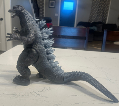 Godzilla 11” Tall Action Figure Monsterverse Playmates Orange Eyes Toho 2020-image