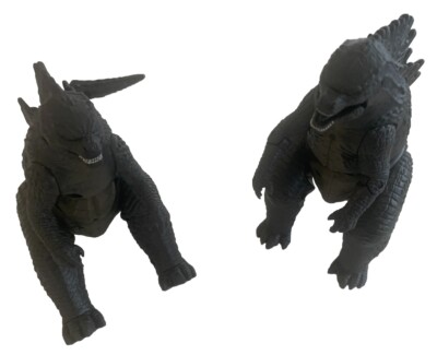 TOHO Lot of 2 Godzilla w/ Whipping Tail & Godzilla w/Movemet WEBI-image