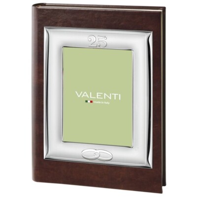 Photo Album 25th Wedding Anniversary with Rings-image