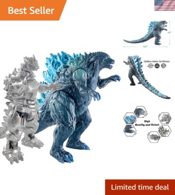 Collectible Mecha Godzilla and Kiryu Figures with Travel Bag - Kaiju Series-image