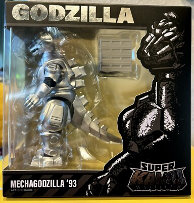 Super7 Godzilla Toho Deluxe Super Kaiju MECHAGODZILLA '93 Silver Action Figure-image