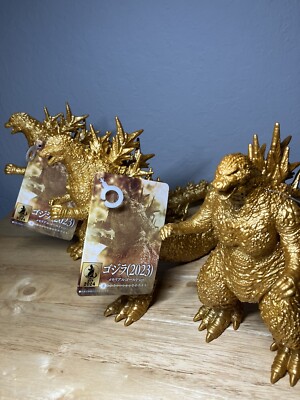 2024 Godzilla Store Exclusive Memorial Gold Godzilla Minus One Figure Kaiju-image