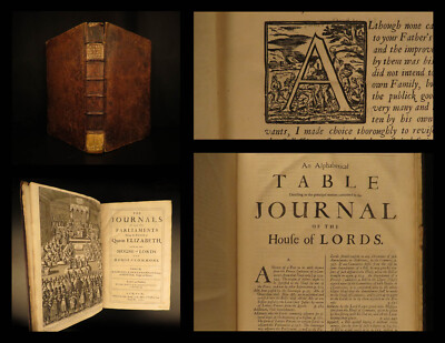 1682 1ed Journal of British Parliament Queen Elizabeth I England d’Ewes Politics-image