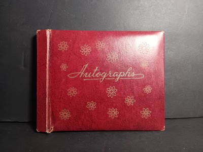 Vintage Autograph Book / Album - 1956 JANISUE RIGEL, WICHITA, KS -image