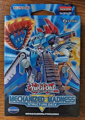 Yugioh Mechanized Madness Structure Deck 1st Edition English edition-image