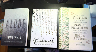 3 BOOKS  Journal w/Zipper + Book - BANDERSNATCH  & ALOOF                 NEW-image