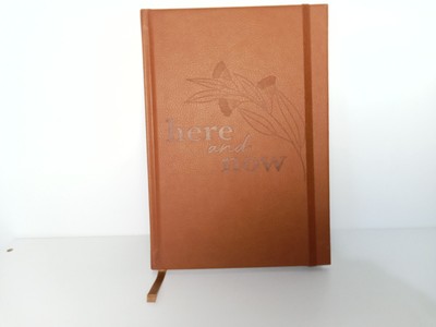 Here And Now Deluxe Journal Diary leather bound Stationary Notebook -image