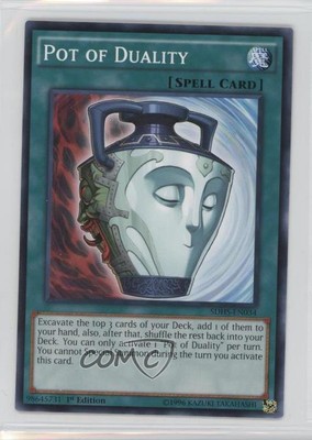 2015 Yu-Gi-Oh! HERO Strike Structure Deck 1st Edition Pot of Duality 0g4-image