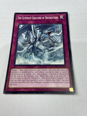 Yugioh The Ultimate Creature Of Destruction Sdwd-en028 Blue Eyes White Destiny A-image