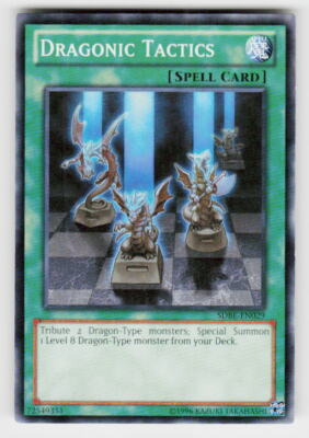 Structure Deck: Saga of Blue-Eyes White Dragon #SDBE-EN029 Dragonic Tactics-image