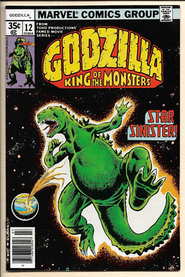 Godzilla King of the Monsters #12 VF- (1978) Marvel Monster comic-image
