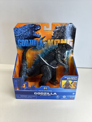 GODZILLA VS KONG MONSTERVERSE GODZILLA WITH HEAT RAY 6” ACTION FIGURE 2020 NIB-image