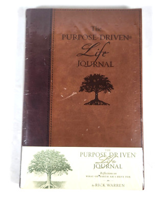 The Purpose Driven Life Deluxe Journal Leather Bound Gold Edges SEALED-image
