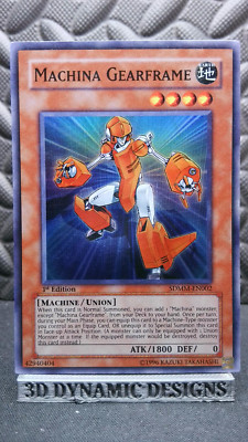| Yugioh Machina Gearframe SDMM-EN002 1st Edition Super Rare Mayhem  NM 🔥 |-image