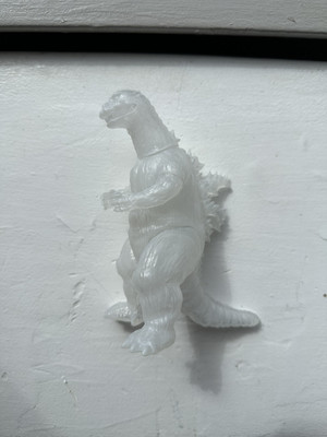 2024 CCP Middle-Size Godzilla Sapporo Snow Festival Figure (Snow Color) Rare-image