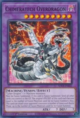 Chimeratech Overdragon - SDCS-EN042 - Common - 1st Edition - Near Mint-image
