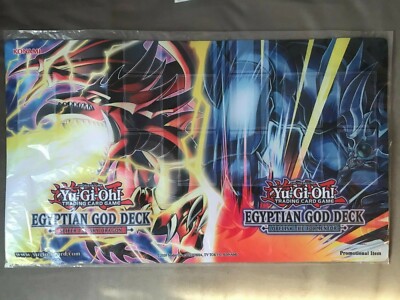 Yu-Gi-Oh SLIFER / OBELISK GOD Structure Deck Playmat / Playmat - Game Mat CIB-image