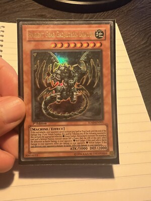 Yu-Gi-Oh! Ancient Gear Gadjiltron Dragon SD10-EN001 Ultra Rare 1st Edition NM/LP-image
