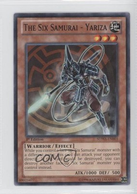 2012 Yu-Gi-Oh! Warlords Structure Deck 1st Edition The Six Samurai - Yariza 1s8-image
