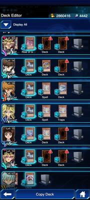 Yu GI Oh Duel Links 111 characters unlock, 32 decks-image